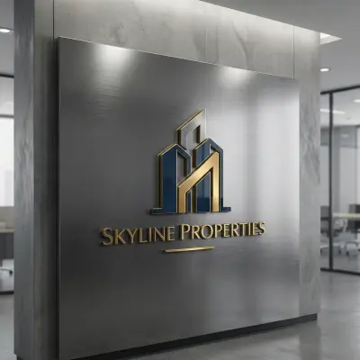 تصميم لوجو احترافي لشركه عقارات