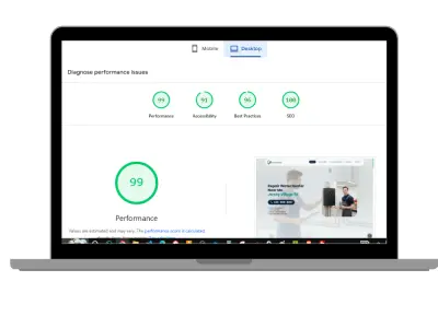 تهيئة ونشر موقع ويب مع تحسين كامل لمحركات البحث (SEO)