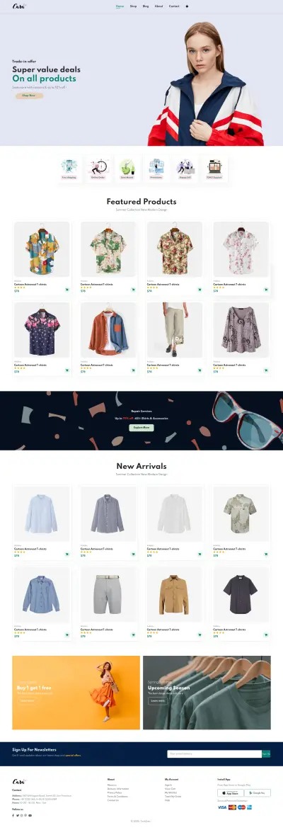 Professional Responsive E-Commerce Store