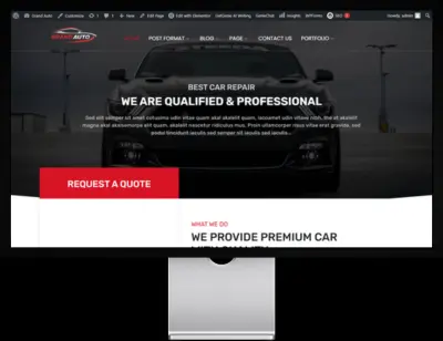 تصميم متجر الكتروني متخصص في تعديل السيارات
