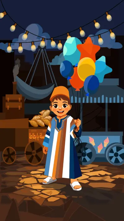 مشهد احتفالات المولد الشعبي في الإسكندرية