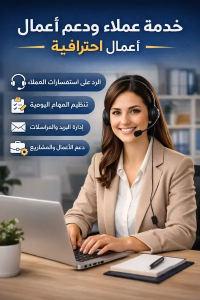 خدمة عملاء ودعم أعمال احترافي