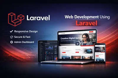 تصميم وتطوير موقع ويب احترافي باستخدام Laravel