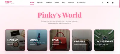 Pinky Store – Online E-commerce Platform