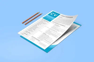 تصميم سيرة ذاتية CV احترافية