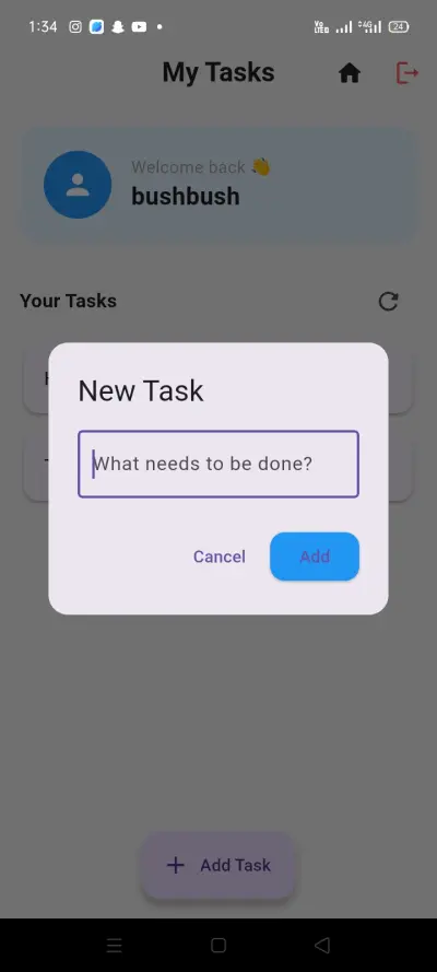 تطبيق إدارة مهام احترافي (To-Do List) بمعمارية Clean Architecture
