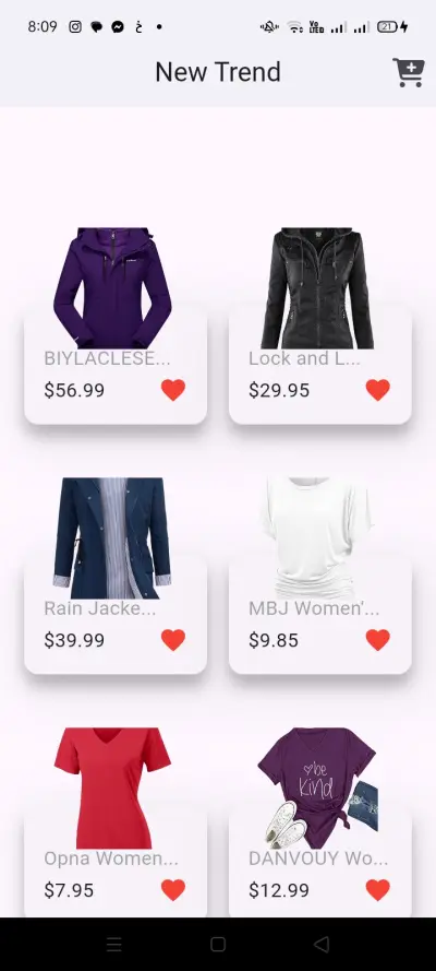 تطبيق استعراض منتجات ديناميكي – E-commerce UI/API (Store App)