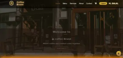 Coffee Shop Website