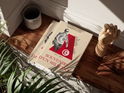 تصميم غلاف كتاب يروي سيرة تاريخية بأسلوب فني