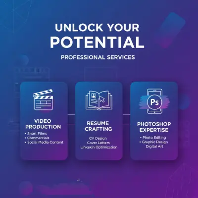 تصميم صور واعلانات وانتاج فديوهات باحترافية