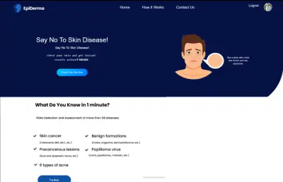 تشخيص امراض جلديه من خلال الصور باستخدام ai