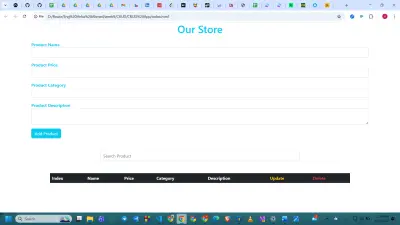 نظام إدارة منتجات (CRUD Web Application)