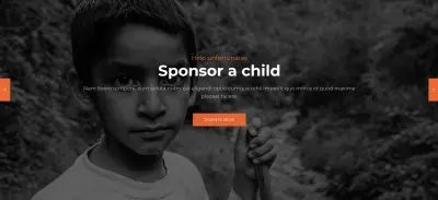 موقع إلكتروني لمشروع خيري للتبرعات