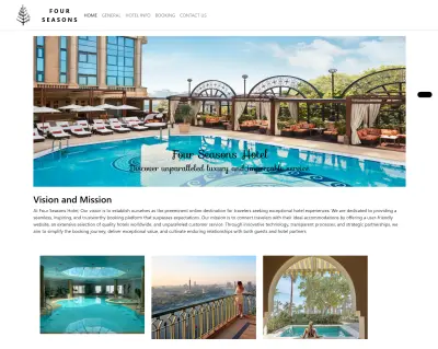 موقع الكتروني لفندق Hotel Website