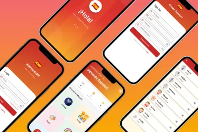 تطبيق احترافي لتعلم اللغة الإسبانية | Flutter + Firebase | Android & iOS | UI
