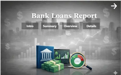 تحليل بيانات القروض البنكية باستخدام داشبورد تفاعلي في Power BI