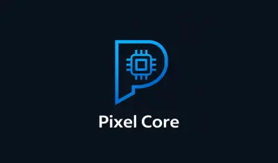 تصميم شعار تقني عصري ومبتكر - Pixel Core
