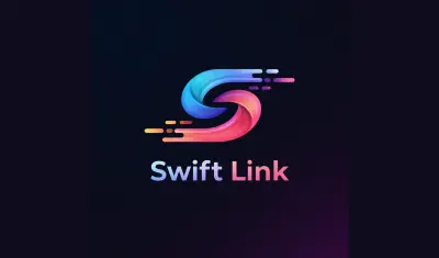 تصميم شعار ديناميكي وحيوي - Swift Link