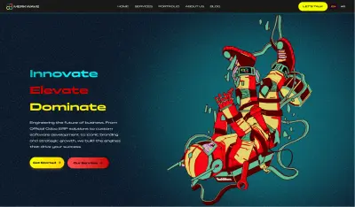 landing page merkwave