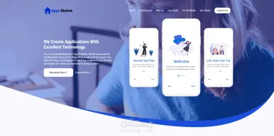 Apps Market Landing Page