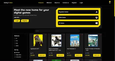 Gaming E-Commerce Store