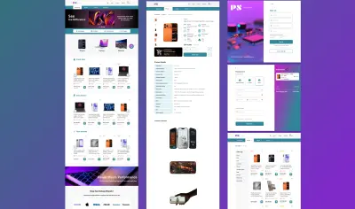 تصميم متجر الكتروني