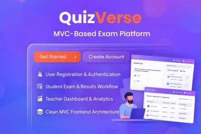 Quizverse – منصة اختبارات إلكترونية للطلاب والمعلمين