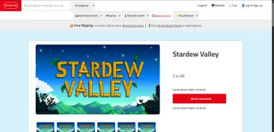 مشروع Nintendo Clone باستخدام JS, HTML, CSS