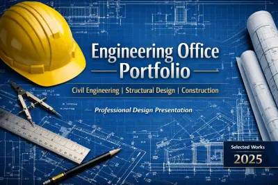 تصميم وتطوير معرض أعمال لمكتب هندسي