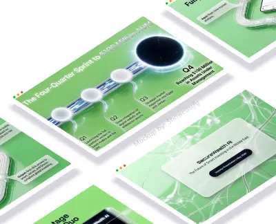 تصميم عرض تقديمي احترافي يحول المعلومات المعقدة إلى بصريات سهلة الفهم من النظرة الأولى