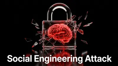 صورة العمل الهجمات السيبرانية (social engineering attack)