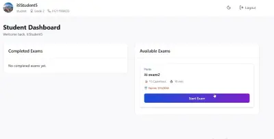 نظام إدارة طالب ومدرس باستخدام JavaScript و LocalStorage