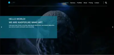 بناء صفحة هبوط كاملة ومتجاوبة (One Page Landing Page)