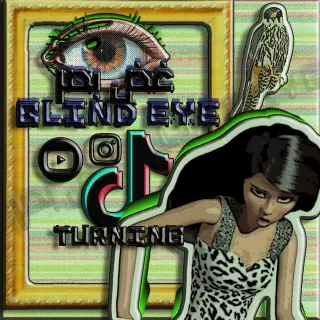 تصميم شعار فني لصانع محتوى يركز على ما لا يراه الآخرون – Blind Eye