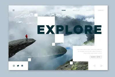 تصميم وتنفيذ لصفحة هبوط Landing Page