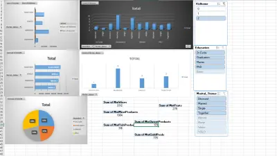 عمل dashboard using excel