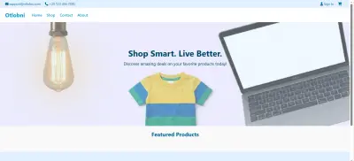 E-Commerce Website (Front-End with API)