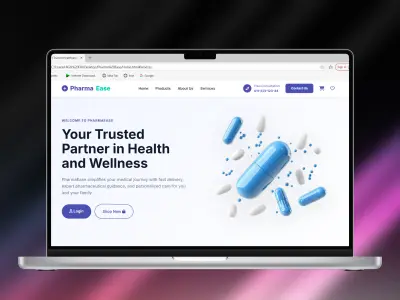 تصميم وتطوير متجر إلكتروني متكامل لصيدلية - PharmaEase