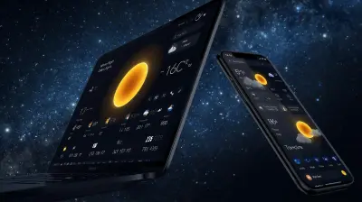 WeatherOS – تطبيق طقس تفاعلي لمتابعة الأحوال الجوية بشكل فوري