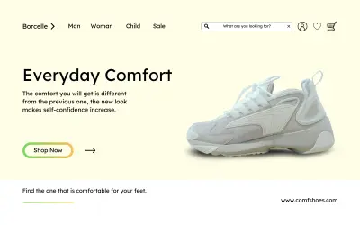 مشروع تطوير Landing Pages لمتجر أحذية رياضية