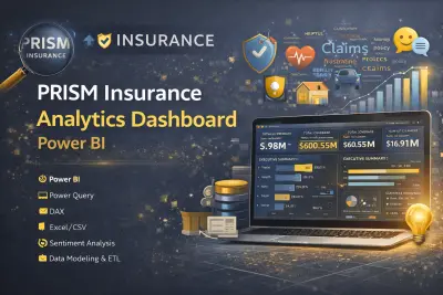 PRISM Insurance Analytics Dashboard – Power BI