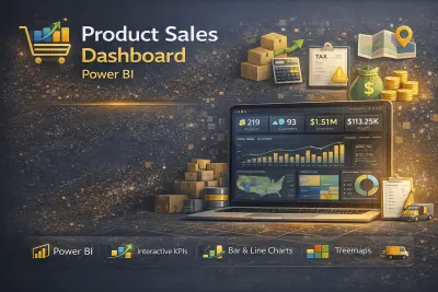 📈 لوحة تحليل المبيعات – Product Sales Dashboard