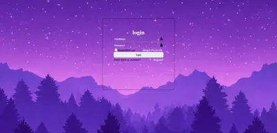 Modern Login Page UI Design
