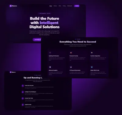 Nexora Digital Solution landing page
