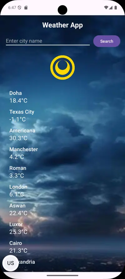 تطوير تطبيق طقس لأندرويد باستخدام Java و Retrofit و REST API