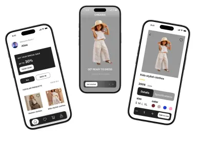 تصميم واجهة وتجربة مستخدم لتطبيق تسوق إلكتروني