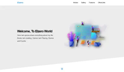 (Elzero Design Template)  تصميم موقع متجاوب باستخدام HTML وCSS