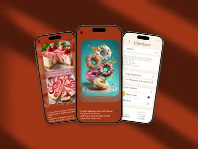 Sweet Oven – UI Design for Bakery App