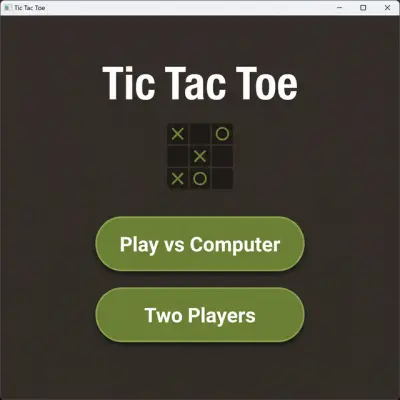 مشروع لعبة Tic Tac Toe – تطبيق سطح مكتب بـ Java مع لعب أونلاين