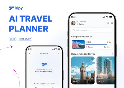 Tripy - مجموعة واجهات تطبيق لتنظيم وتخطيط الرحلات